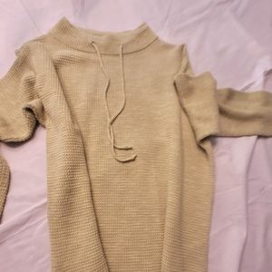 Eileen Fisher Lime Green Waffle pullover